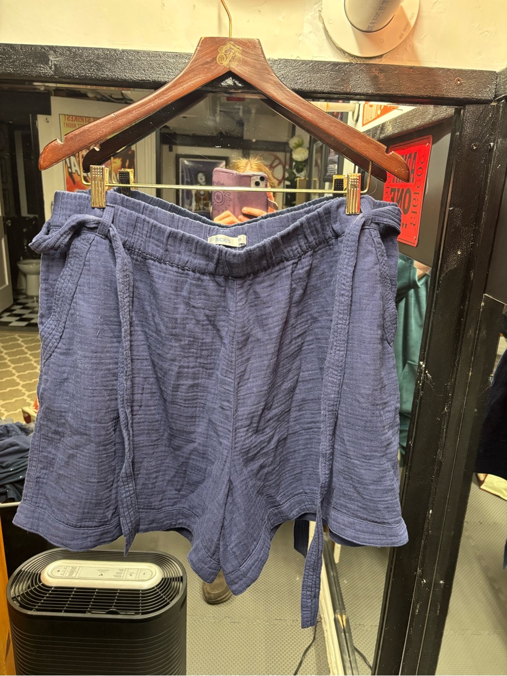 Ricki's Navy Blue loose lightweight shorts